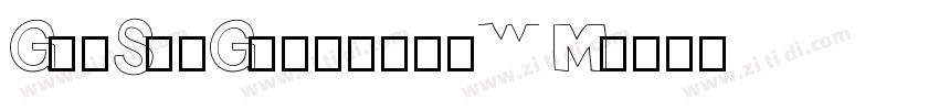 GenSkiGothic2TW M字体转换